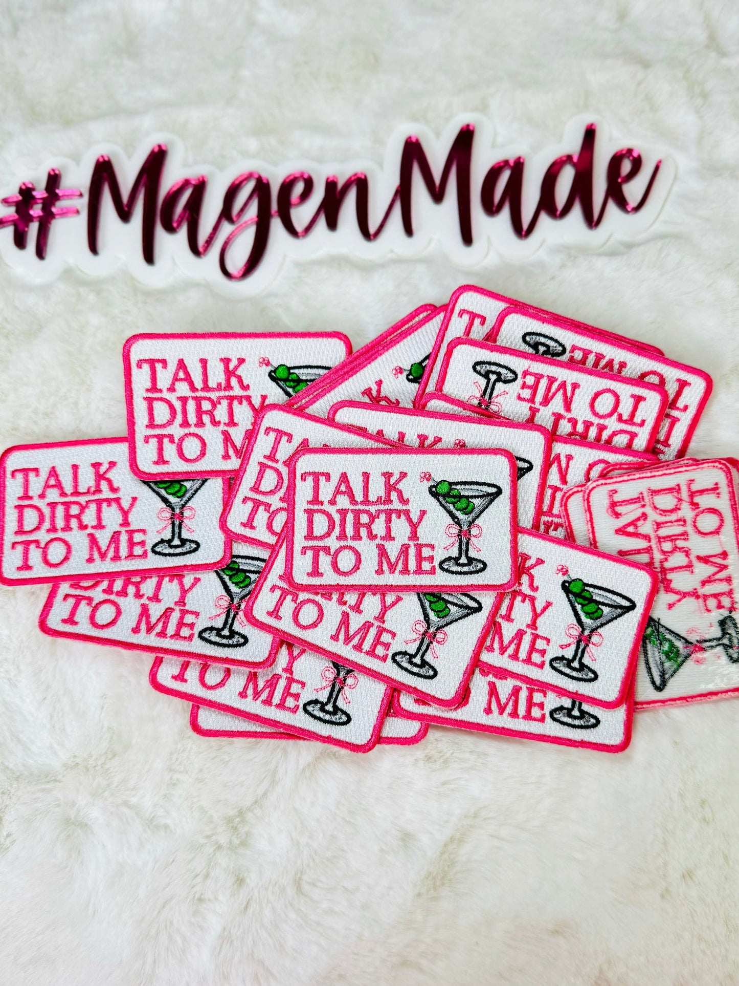 Talk Dirty To Me Embroidered Patch - The Localist