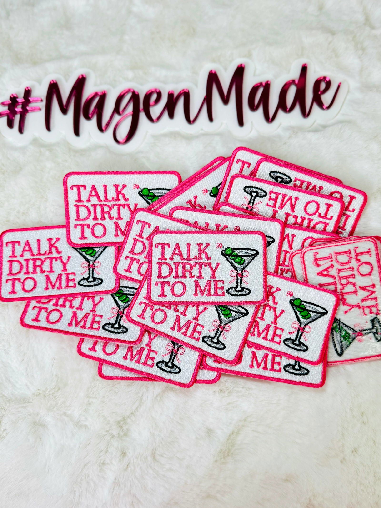 Talk Dirty To Me Embroidered Patch - The Localist