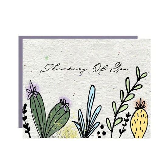 "Thinking of You" Plantable Seed Greeting Card - The Localist