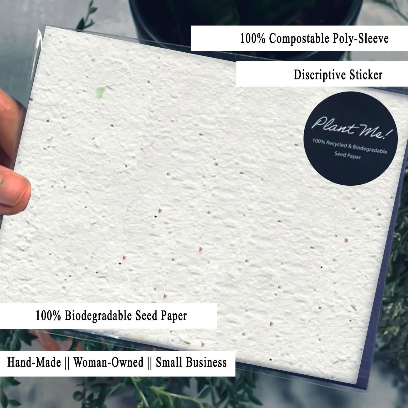 "Thinking of You" Plantable Seed Greeting Card - The Localist