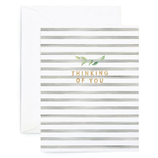 "Thinking of You" Striped Greeting Card - The Localist