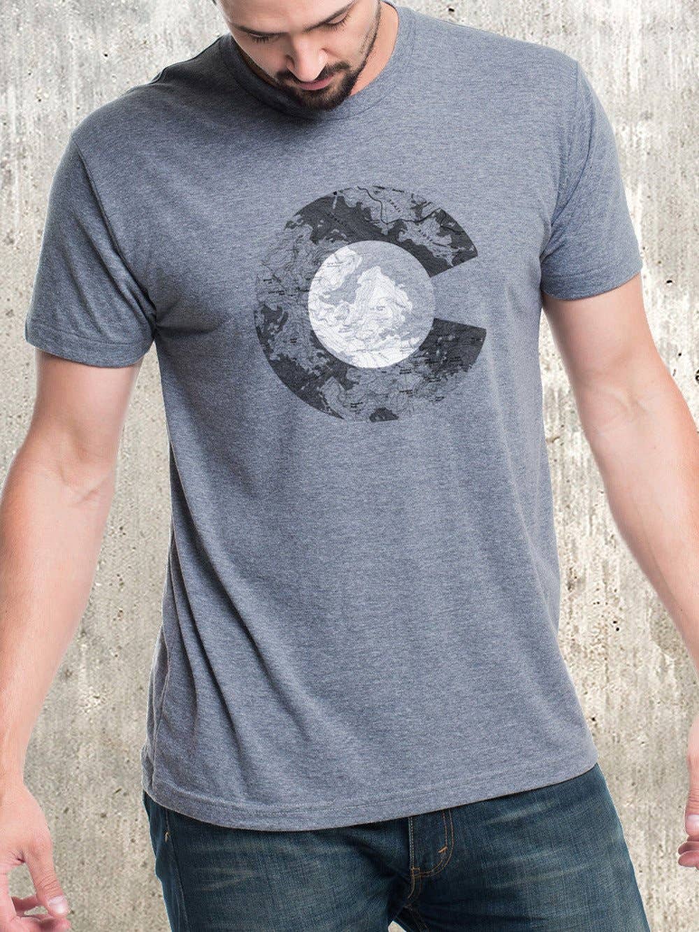 Topographic Colorado T-Shirt - The Localist
