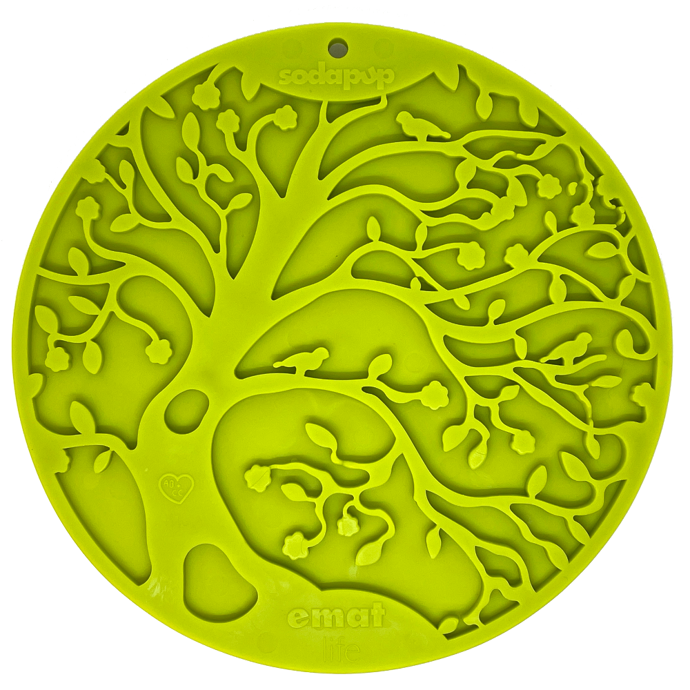 Tree of Life eMat Enrichment Lick Mat With Suction Cups from SodaPup - The Localist