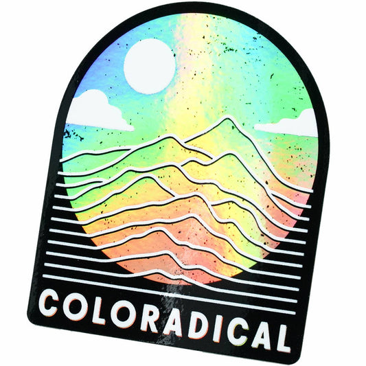 Vibrations Hologram Sticker (Black) - The Localist