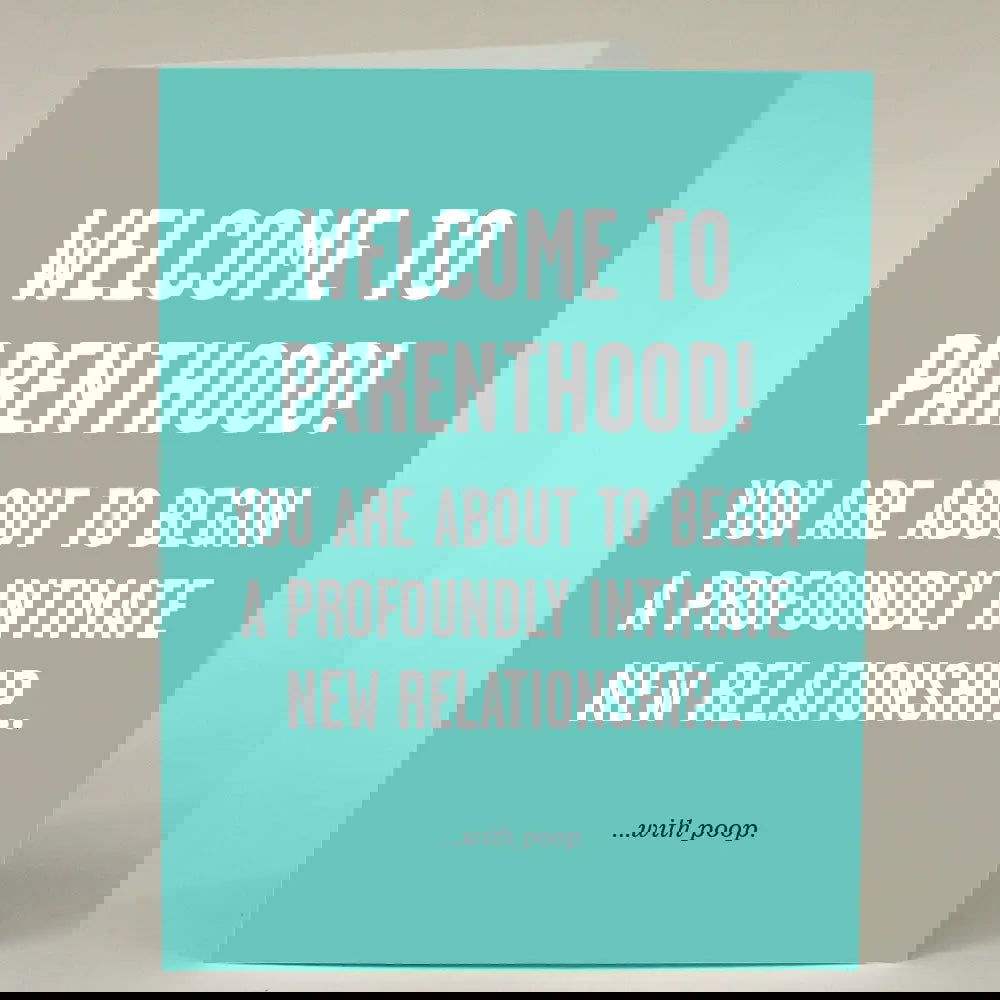 "Welcome to Parenthood" Greeting Card - The Localist