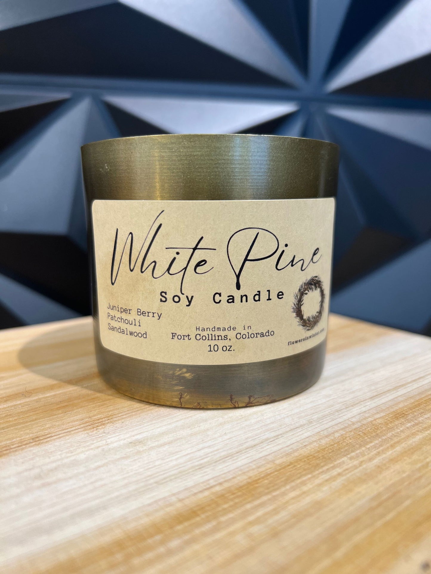 White Pine Soy Candle - 10 oz - The Localist