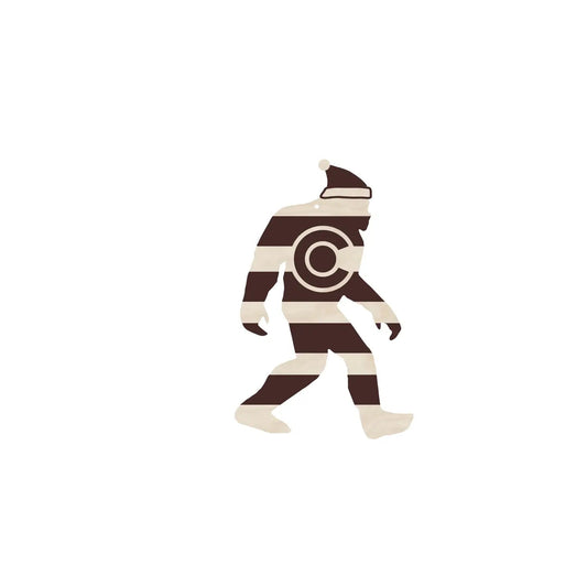 Wooden Bigfoot Ornament - The Localist
