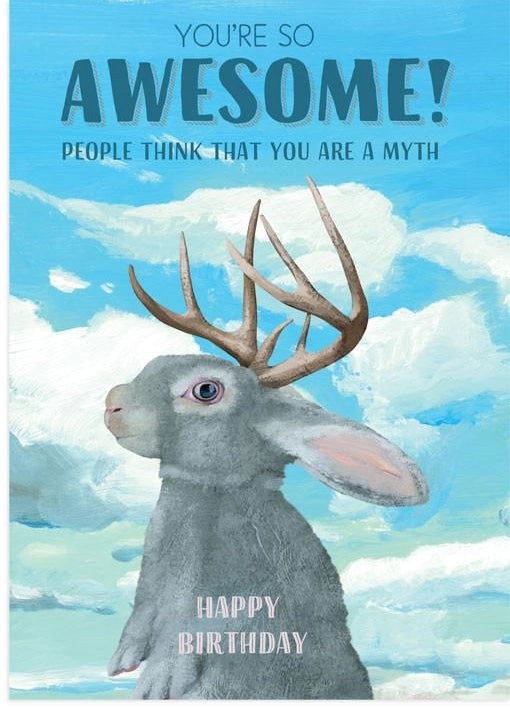 "You're So Awesome!" Greeting card - The Localist