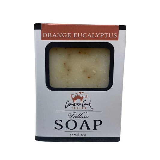 Orange Eucalyptus Grass-Fed Beef Tallow Soap 5.4oz