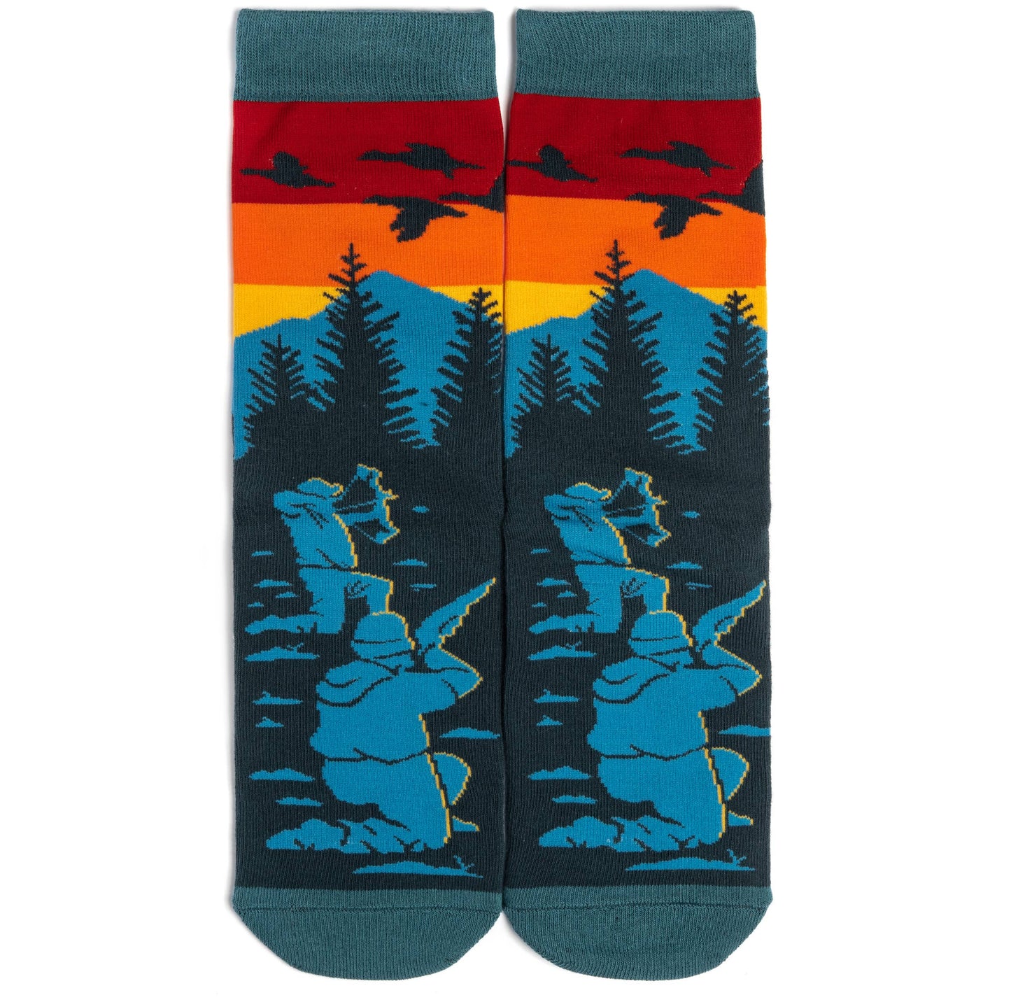 Eat More Fast Food Hunting Socks
