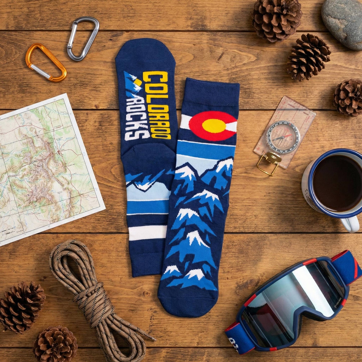 Colorado Rocks Socks
