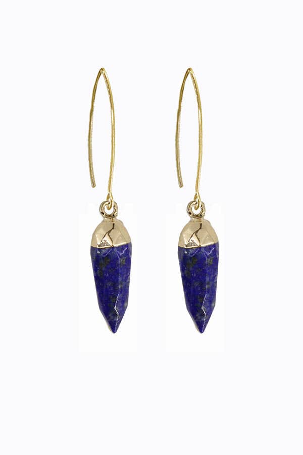 Lapis Point Dangles