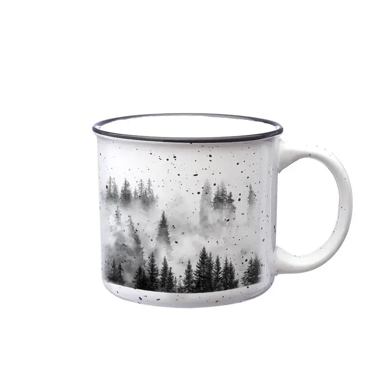 Forest and Clouds Ceramic Mug