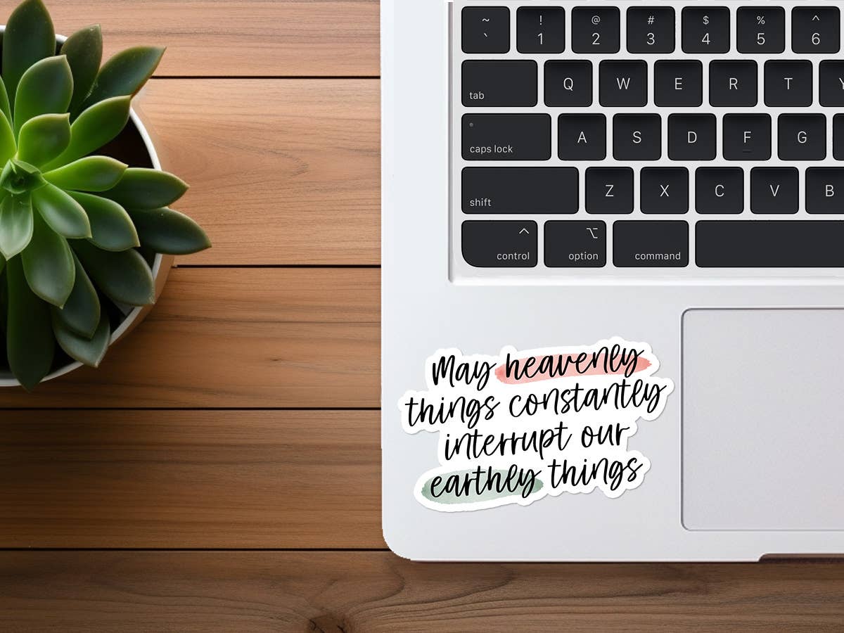 Welcome Heavenly Interruptions Sticker | Christian Sticker