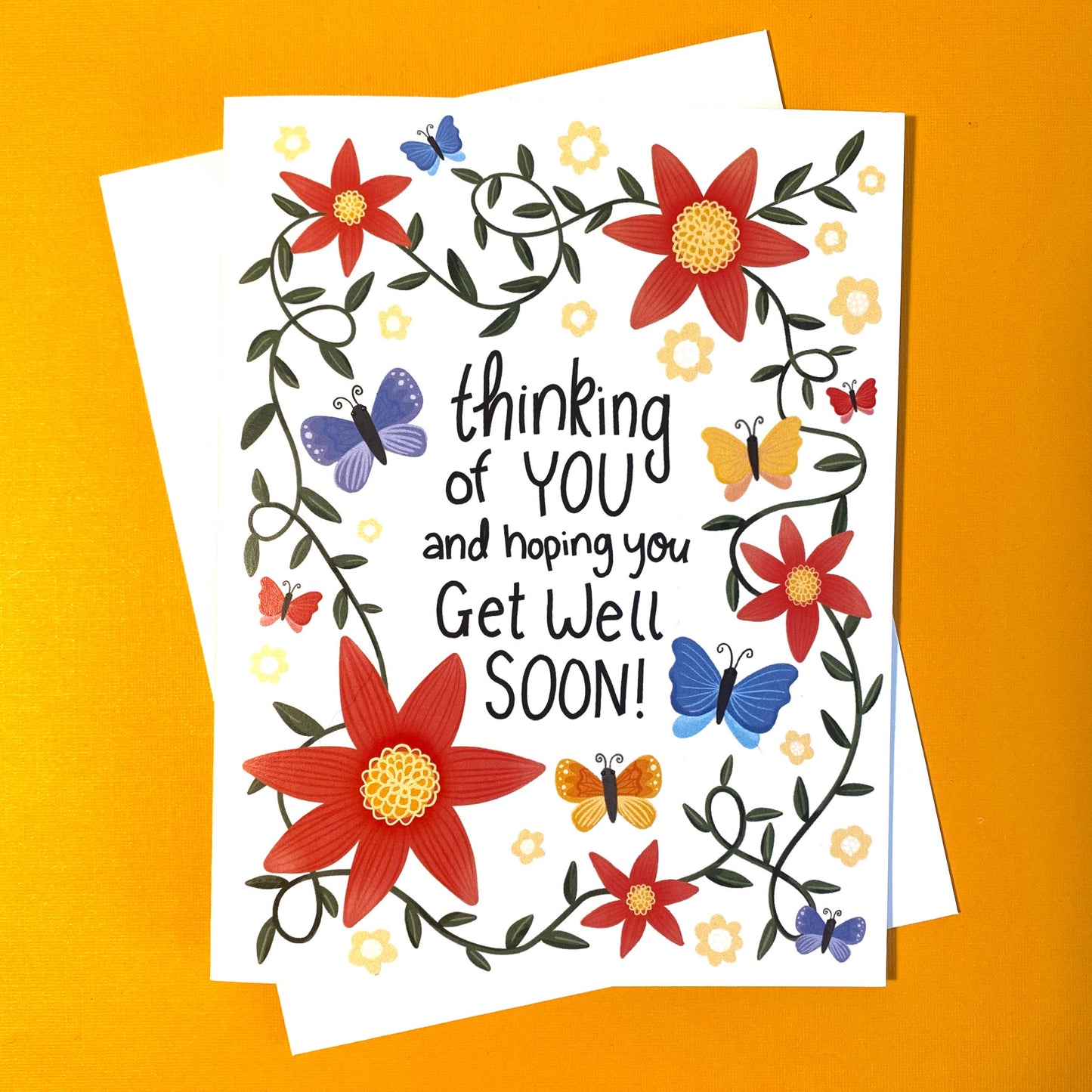 Thinking of You Get Well Card
