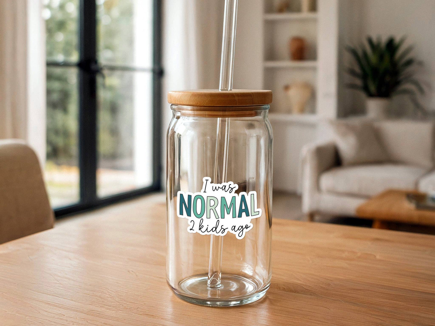 I Was Normal 2 Kids Ago | Funny Sticker | Waterproof Vinyl