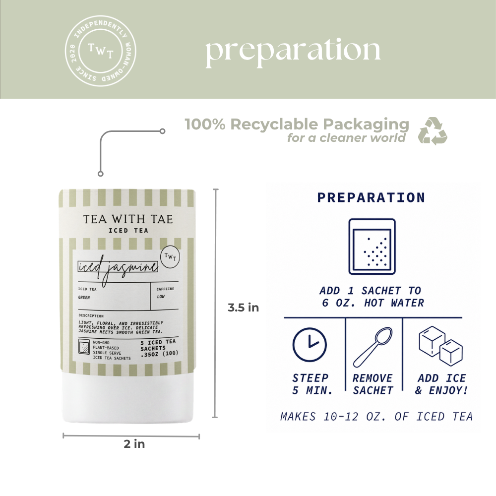 Jasmine Green Iced Mini Tea Tube