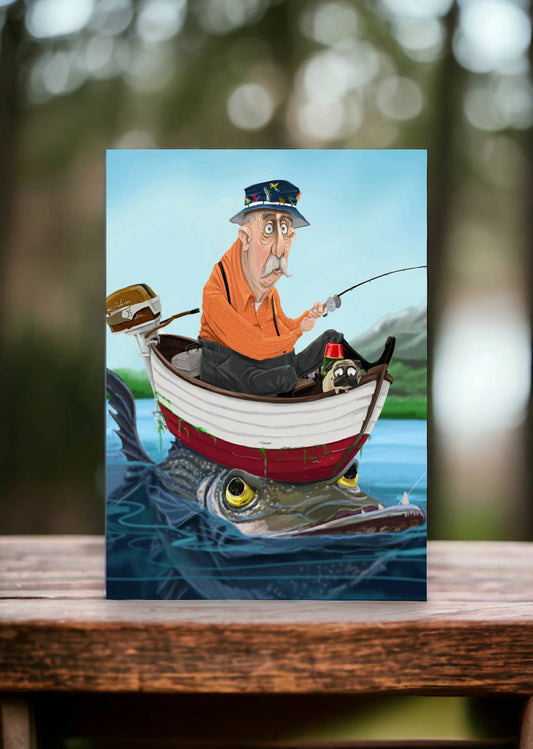 Big Fish Greeting Card