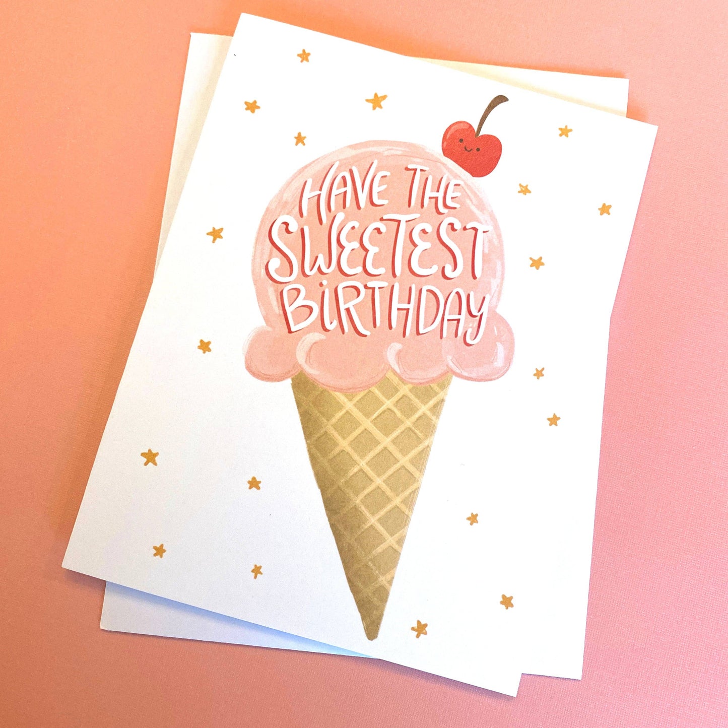 Ice Cream Cone Birthday Card