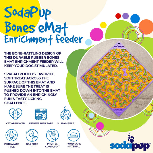 Bones Design Emat Enrichment Licking Mat - The Localist