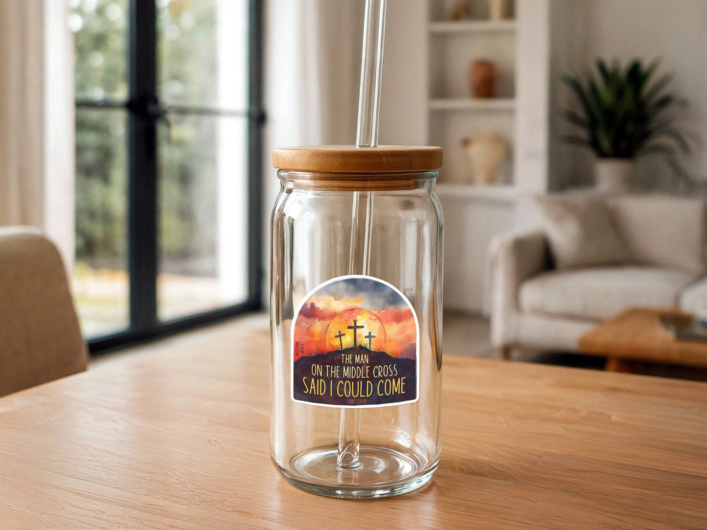 The Man On The Cross | Christian Sticker | Jesus Sticker