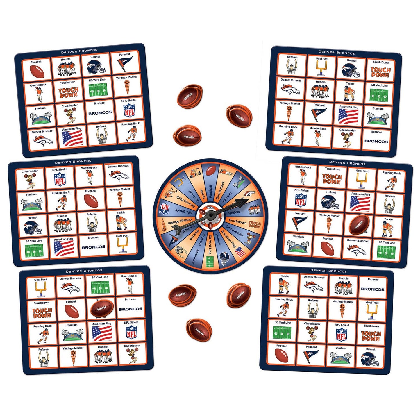 Denver Broncos NFL Bingo Game