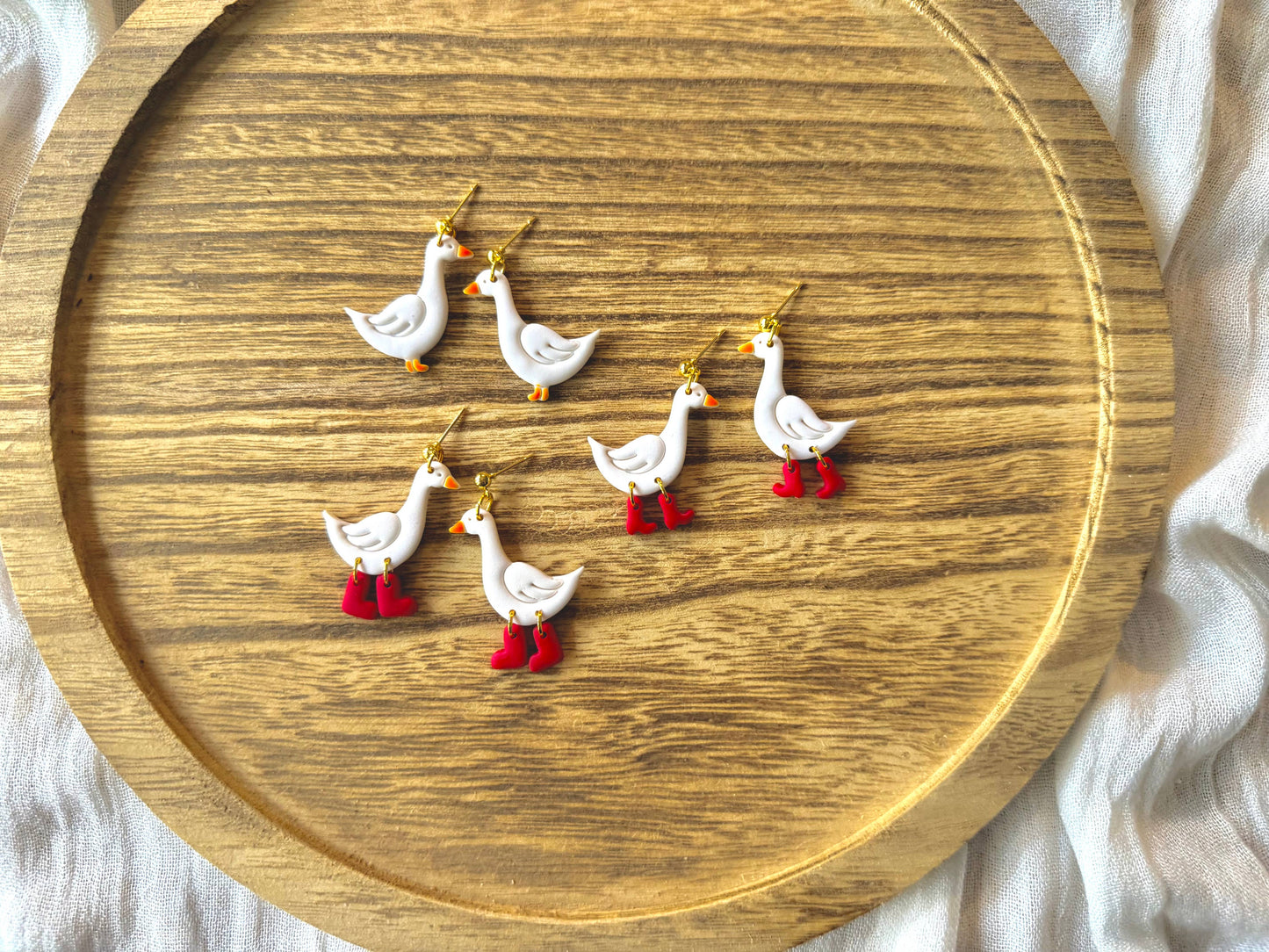 Goose Earrings