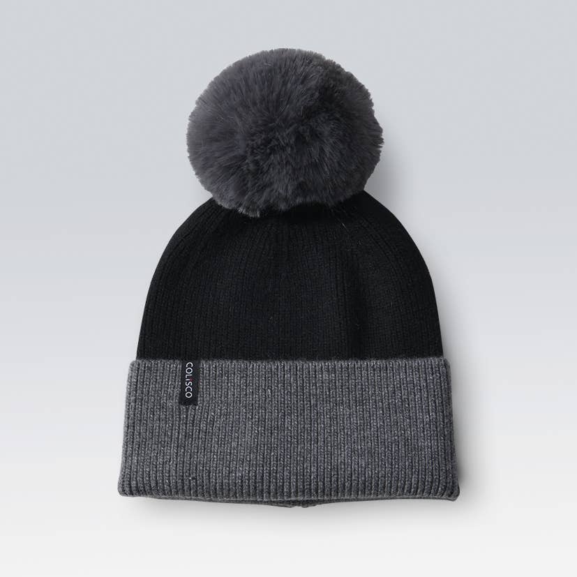 Pom Pom Beanie Hat, Soft Warm Winter Beanies for Women