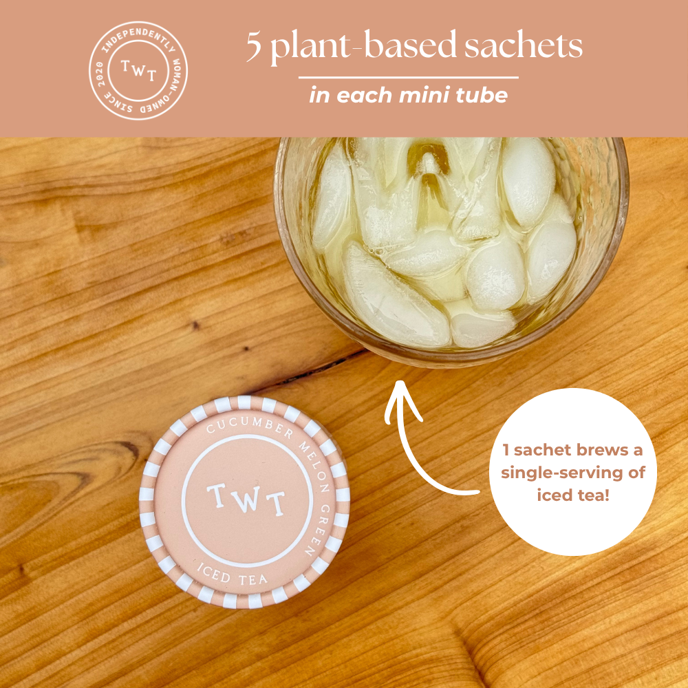 Cucumber Melon Green Iced Mini Tea Tube