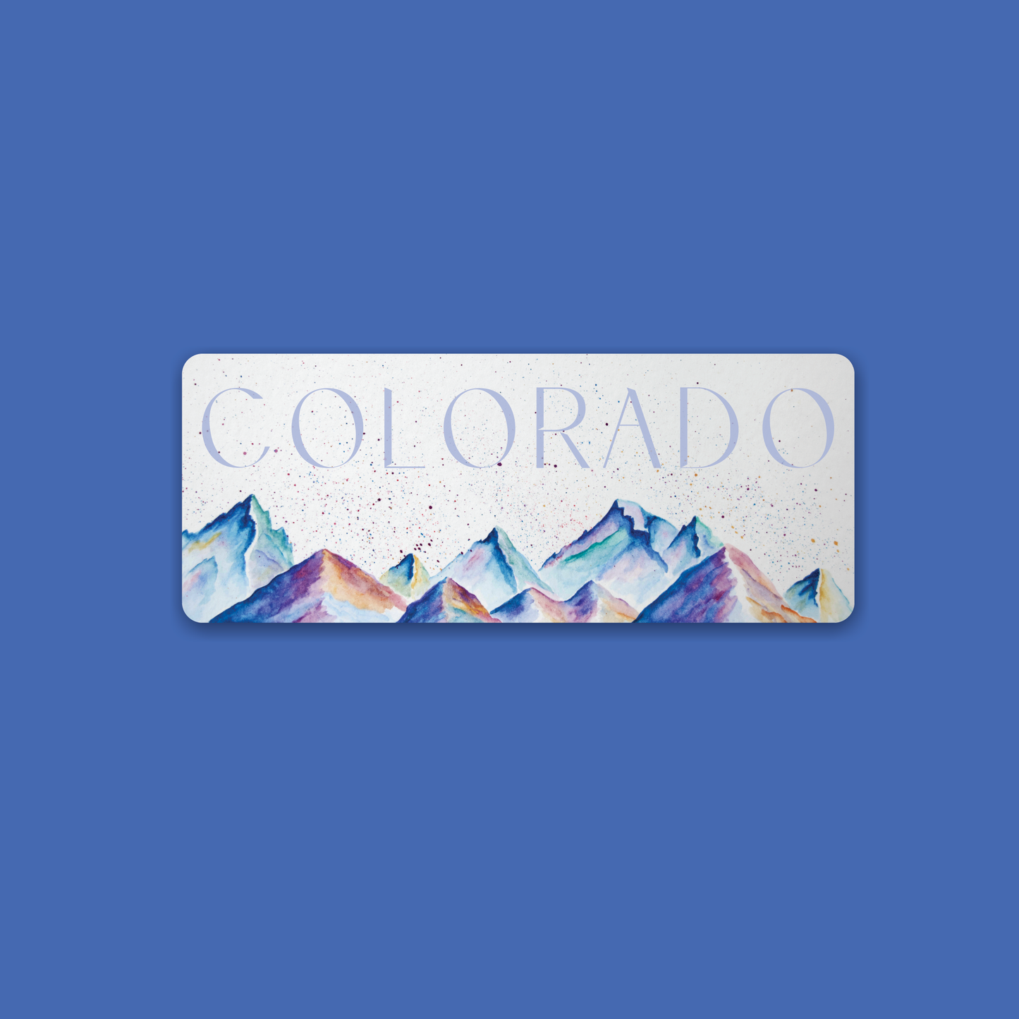 Watercolor Mountain Sticker