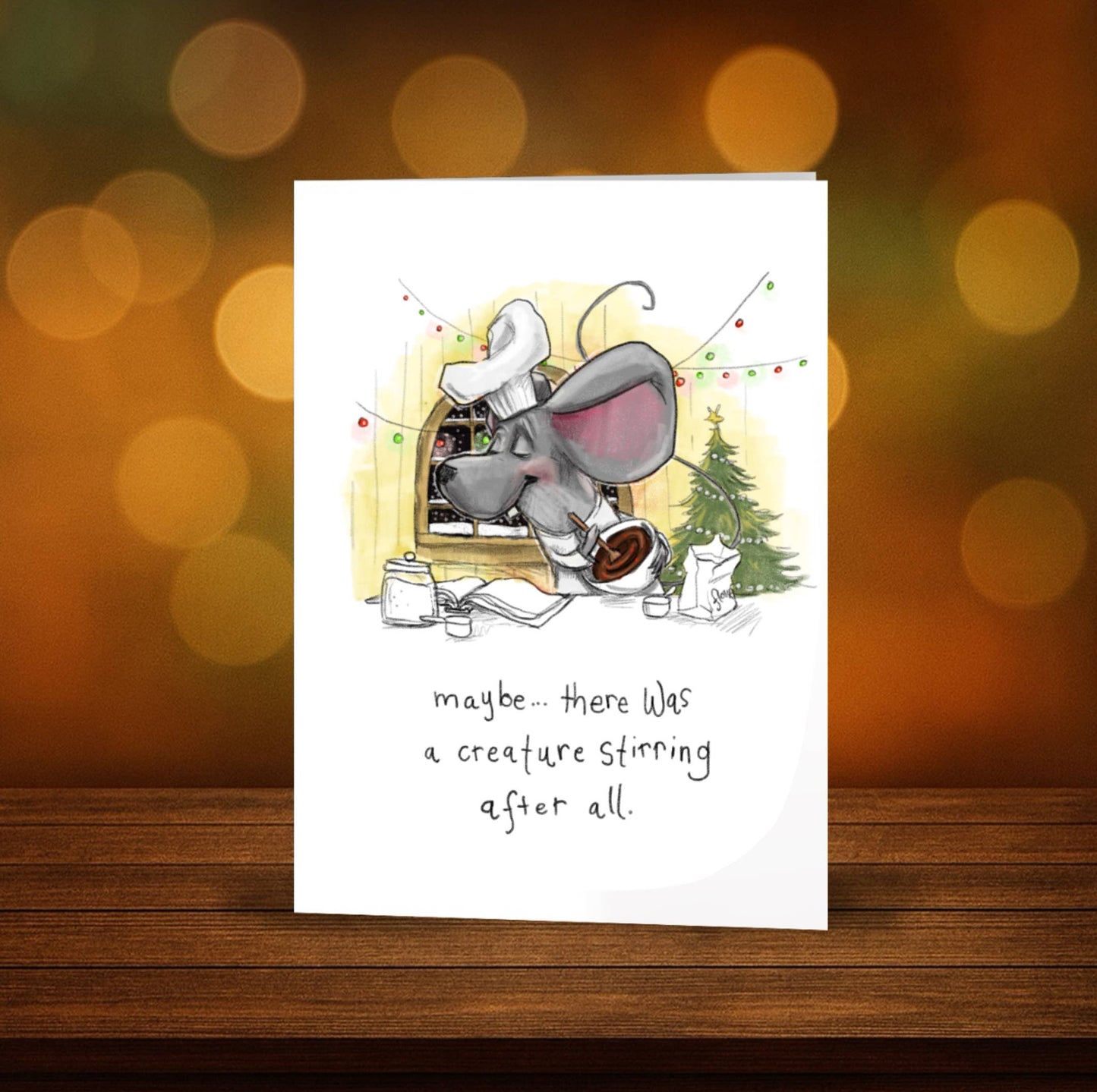 Creature Stirring Greeting Card