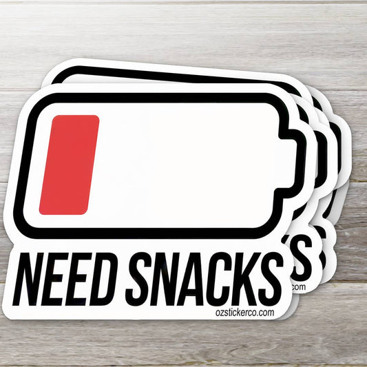 Need Snacks Sticker