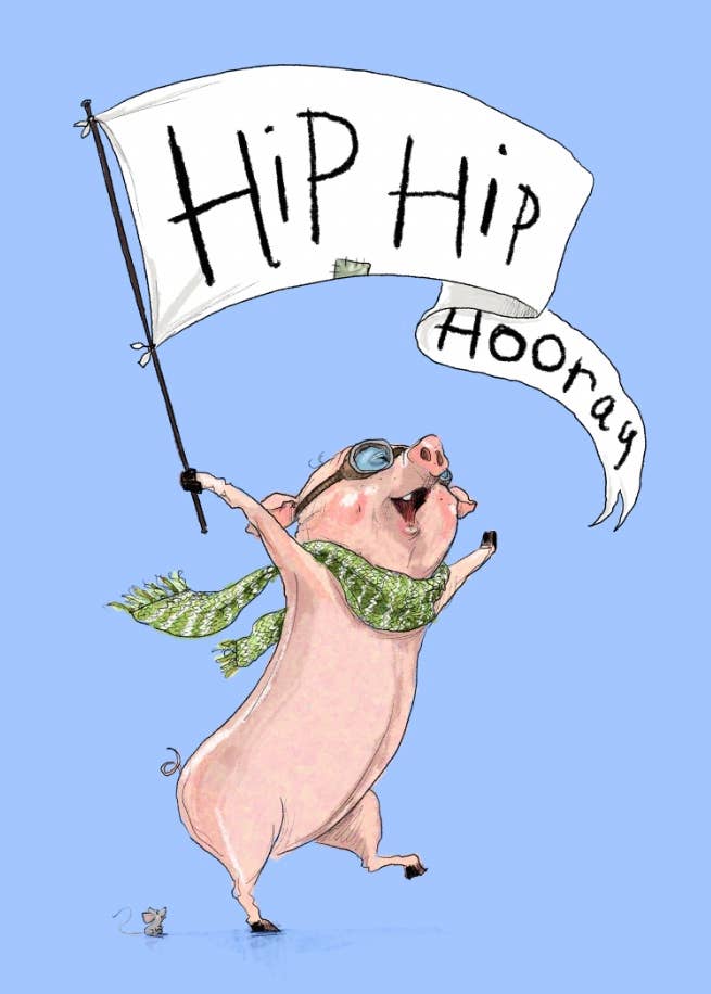 Hip Hip Hooray | Greeting Card