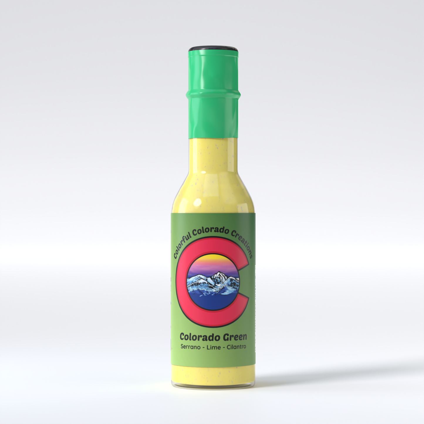 Colorado Green Lime, Cilantro & Serrano Pepper Hot Sauce