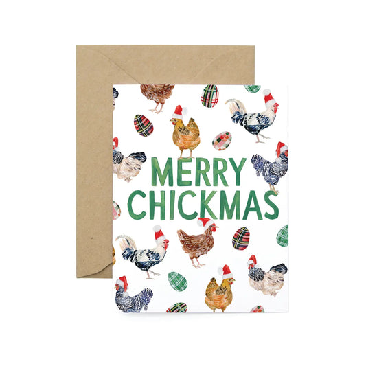 "Merry Chickmas" Greeting Card