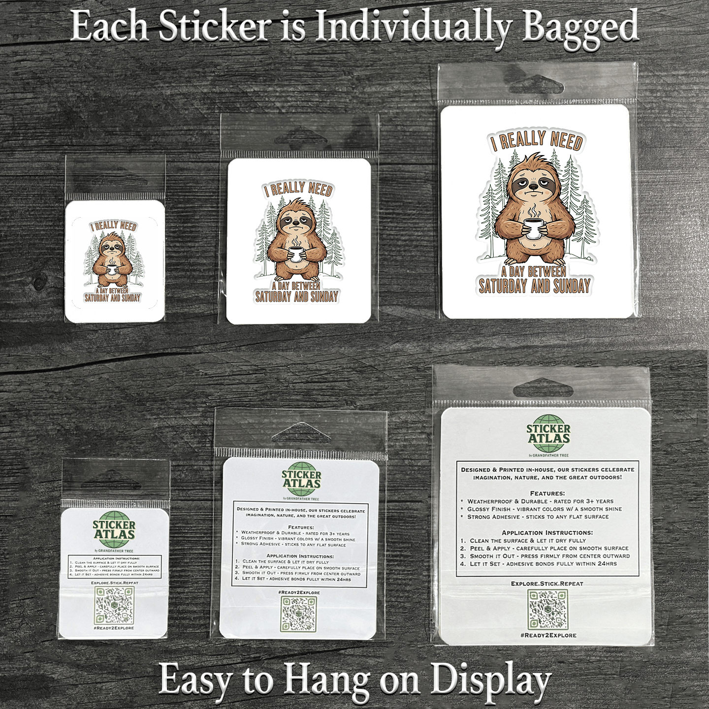 A Day Between Sticker