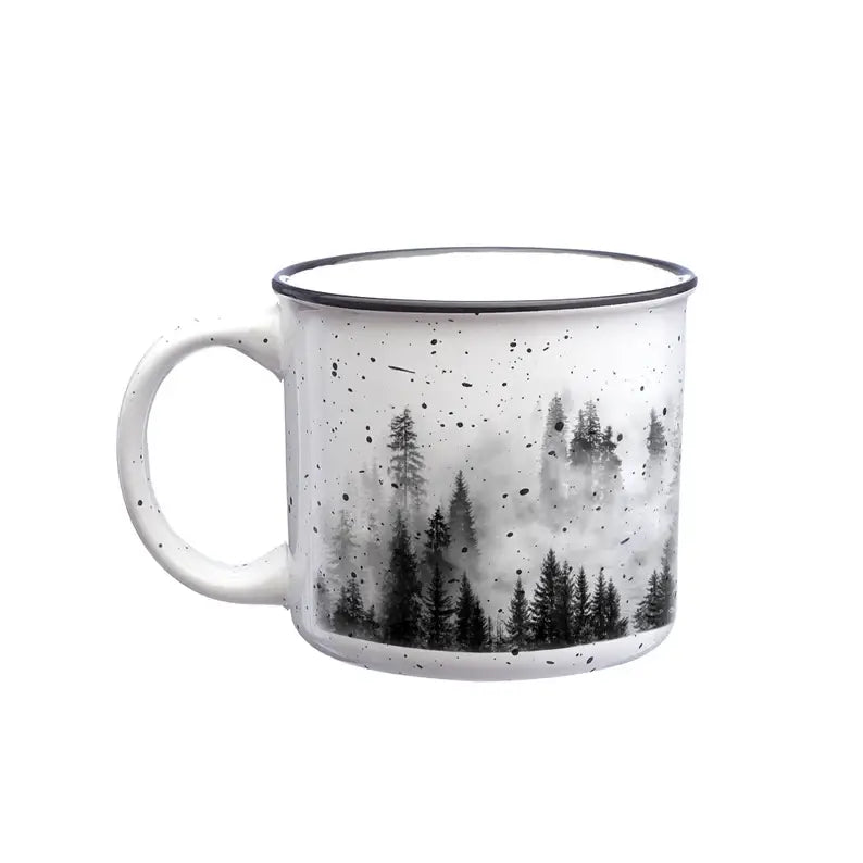 Forest and Clouds Ceramic Mug