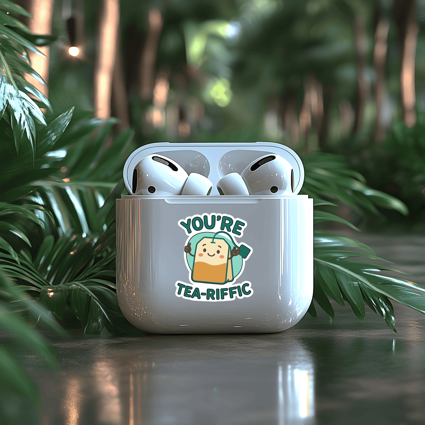 Tea-Riffic Sticker