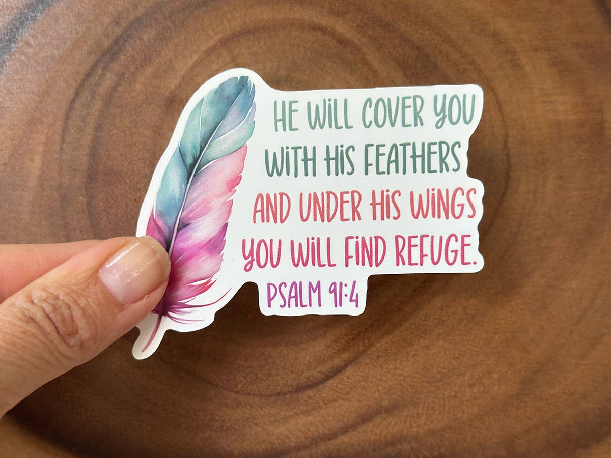 Psalm 91 | Christian Sticker | Scripture | Waterproof