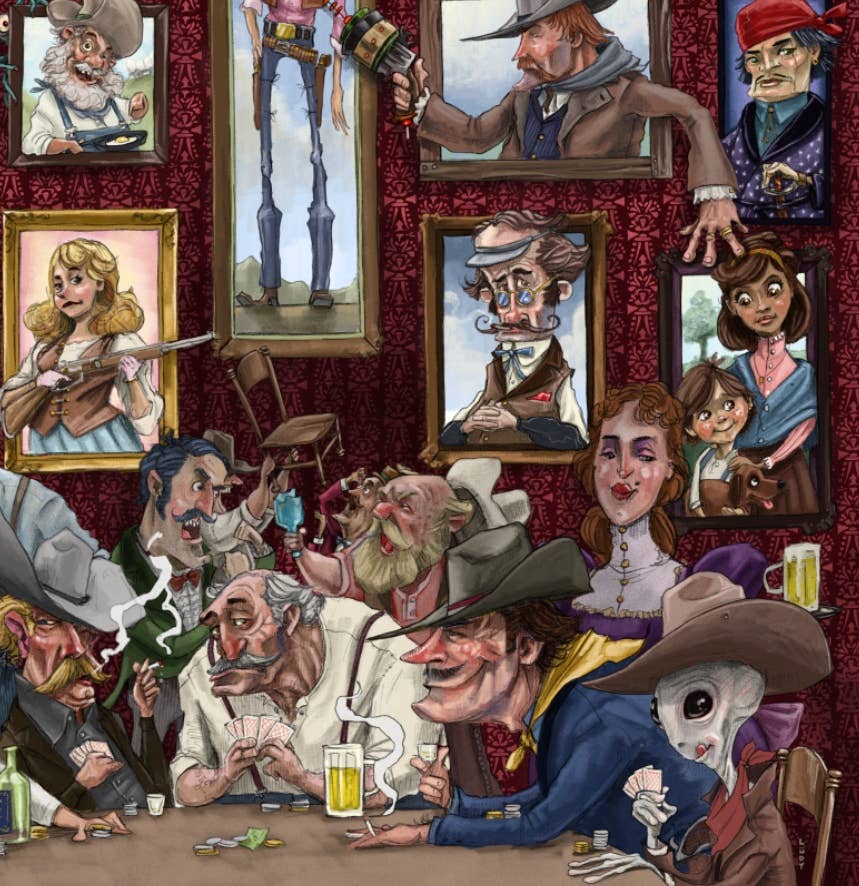 One Day in the Old West | 1000 PC Puzzle