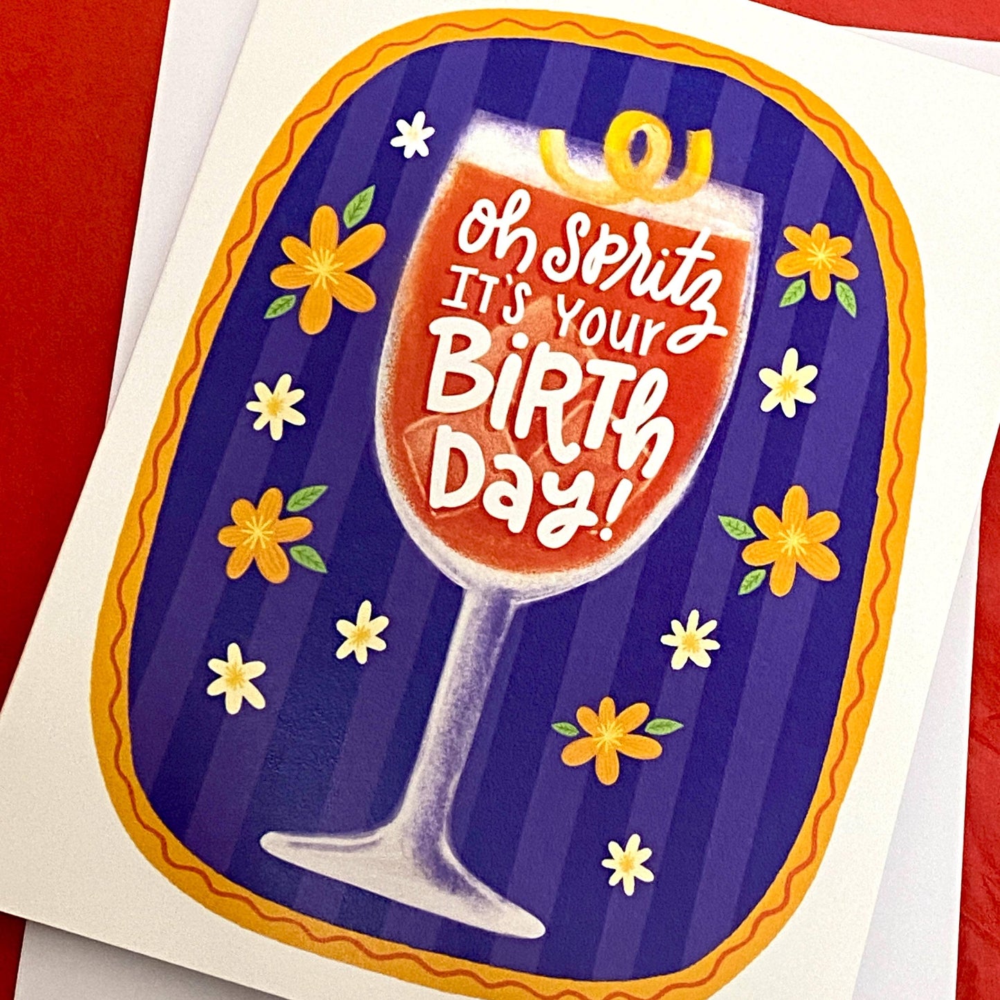 Aperol Spritz Birthday Card