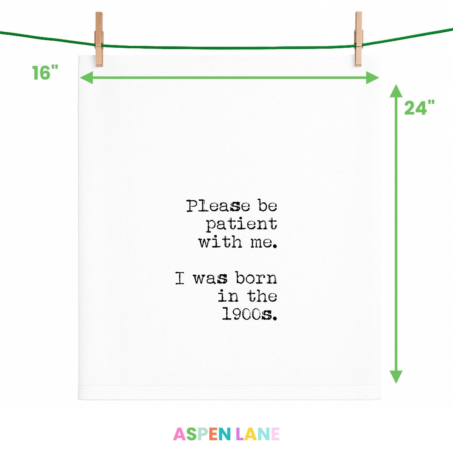 Born in 1900s...Tea Towel
