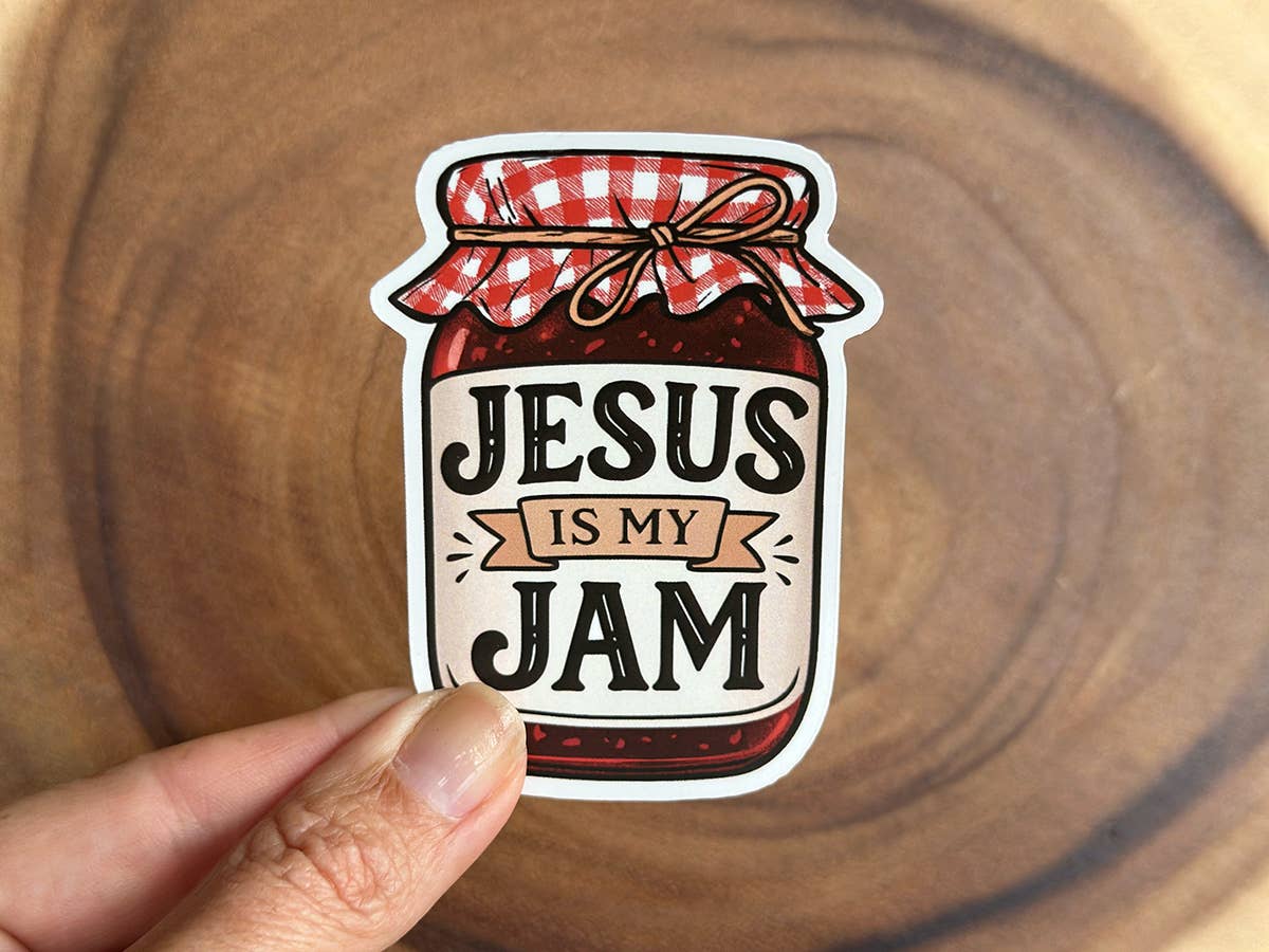 Jesus Is My Jam | Funny Christian Sticker | Southern
