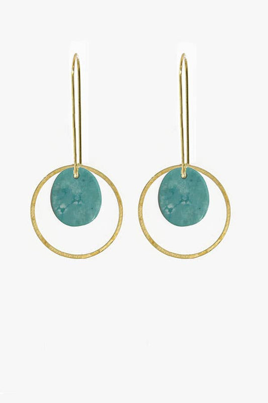 Blue Dot Hoops