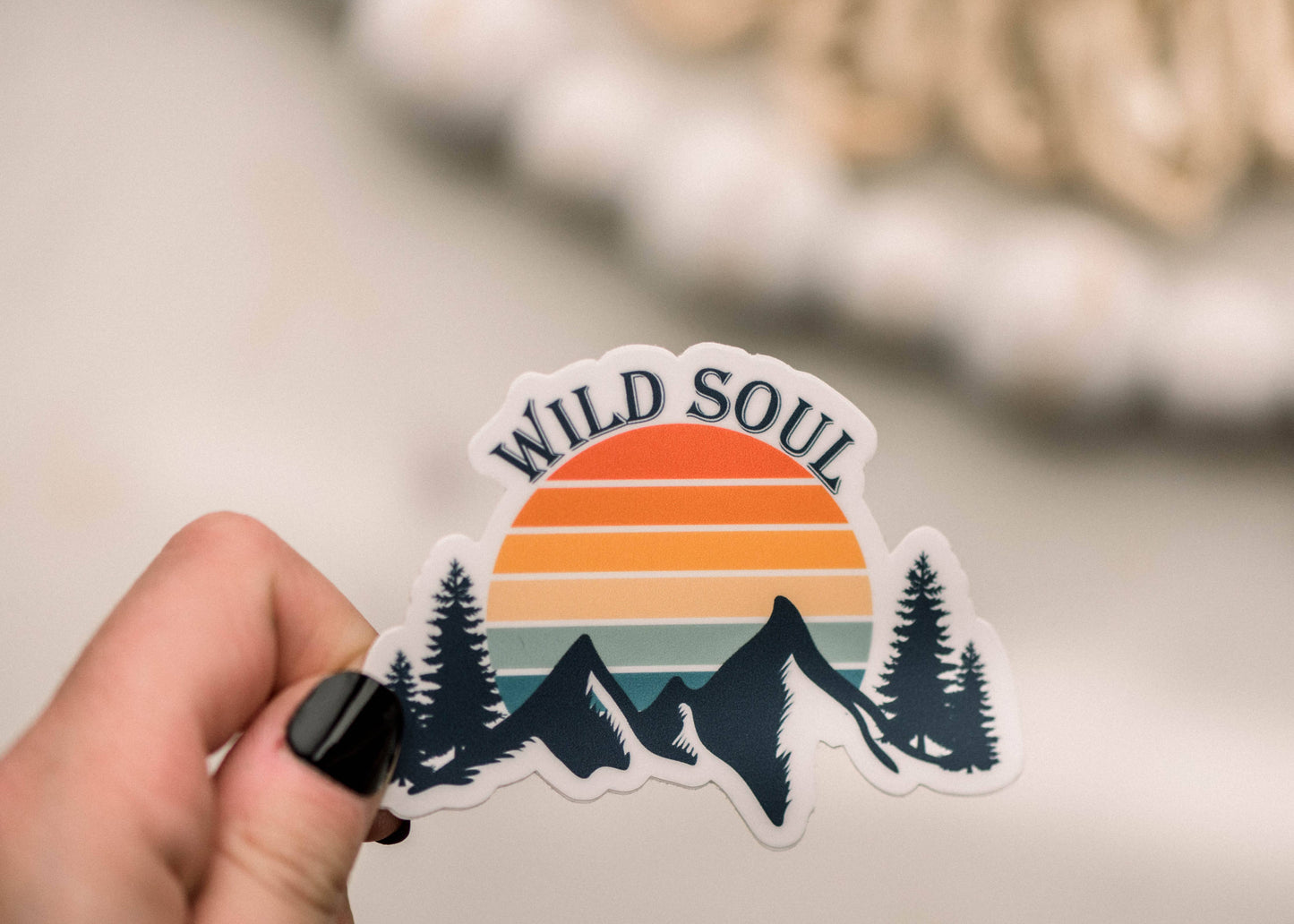 Wild Soul Adventure Vinyl Sticker, 3x3 in