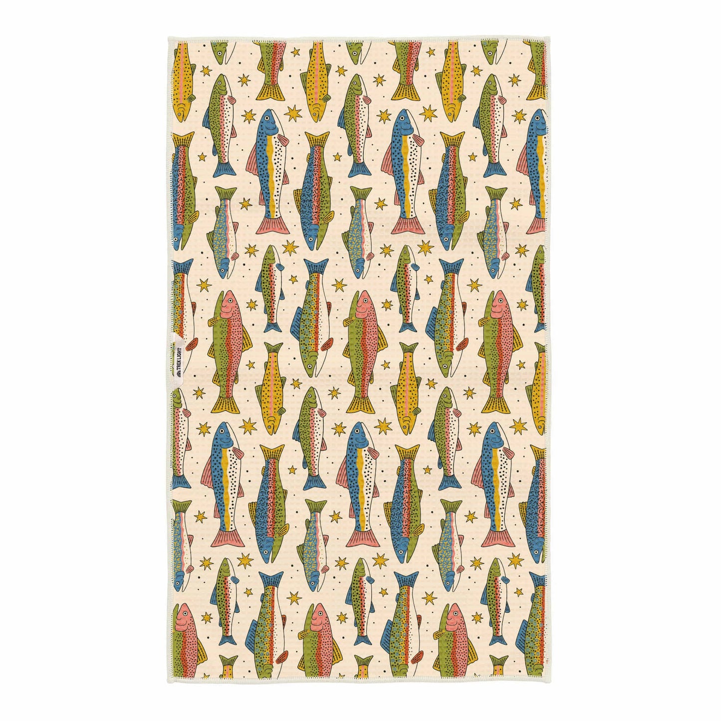 Kitchen Tea Towel Quick Dry-River Trout