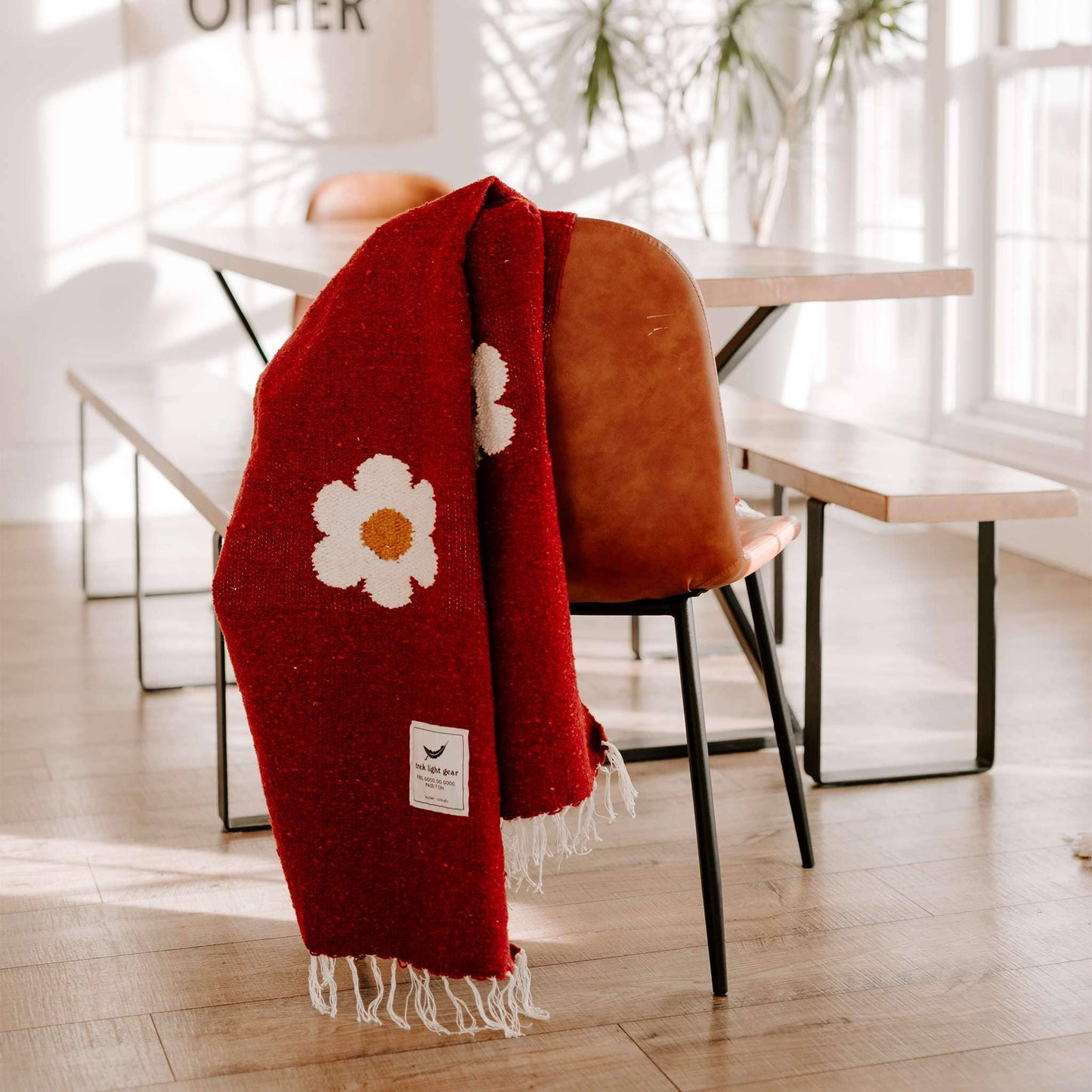 Handwoven Throw Blanket-Lazy Daisy