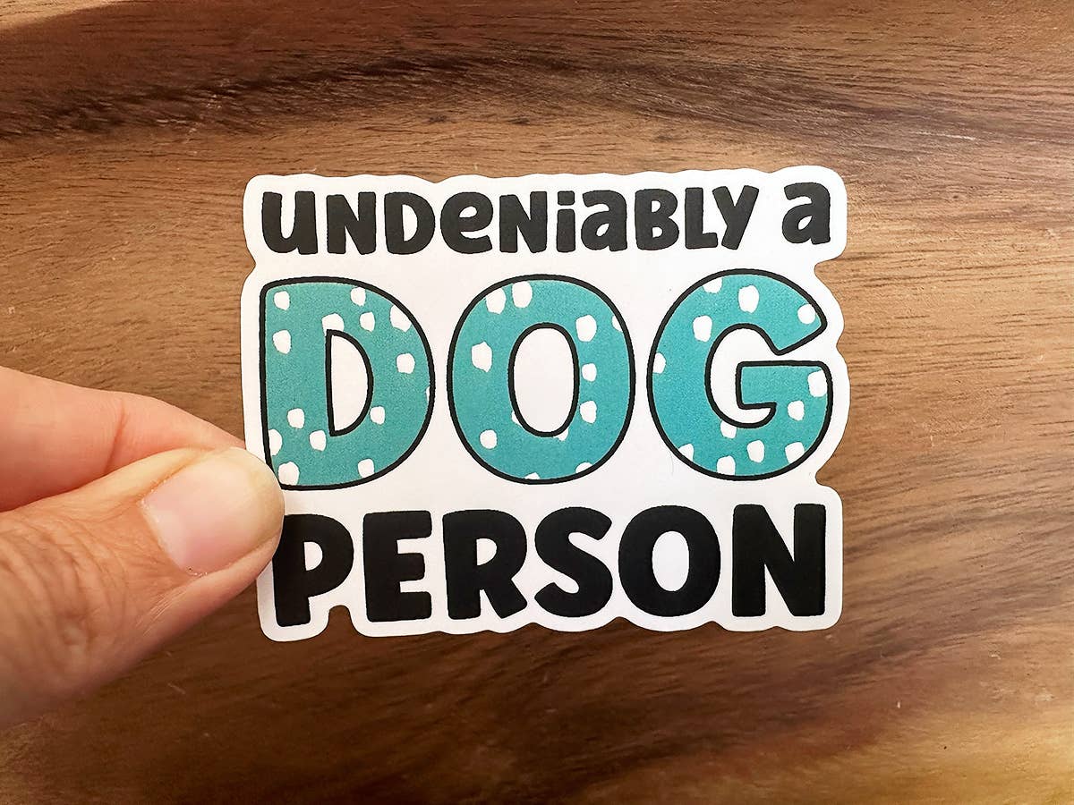 Dog Person Sticker | Waterproof Vinyl | Dogs | Cute Sticker