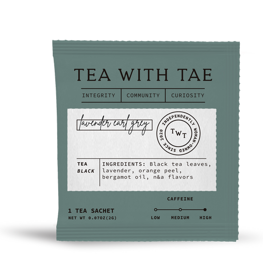 Lavender Earl Grey Black Tea - Individually Wrapped Tea Bag - The Localist