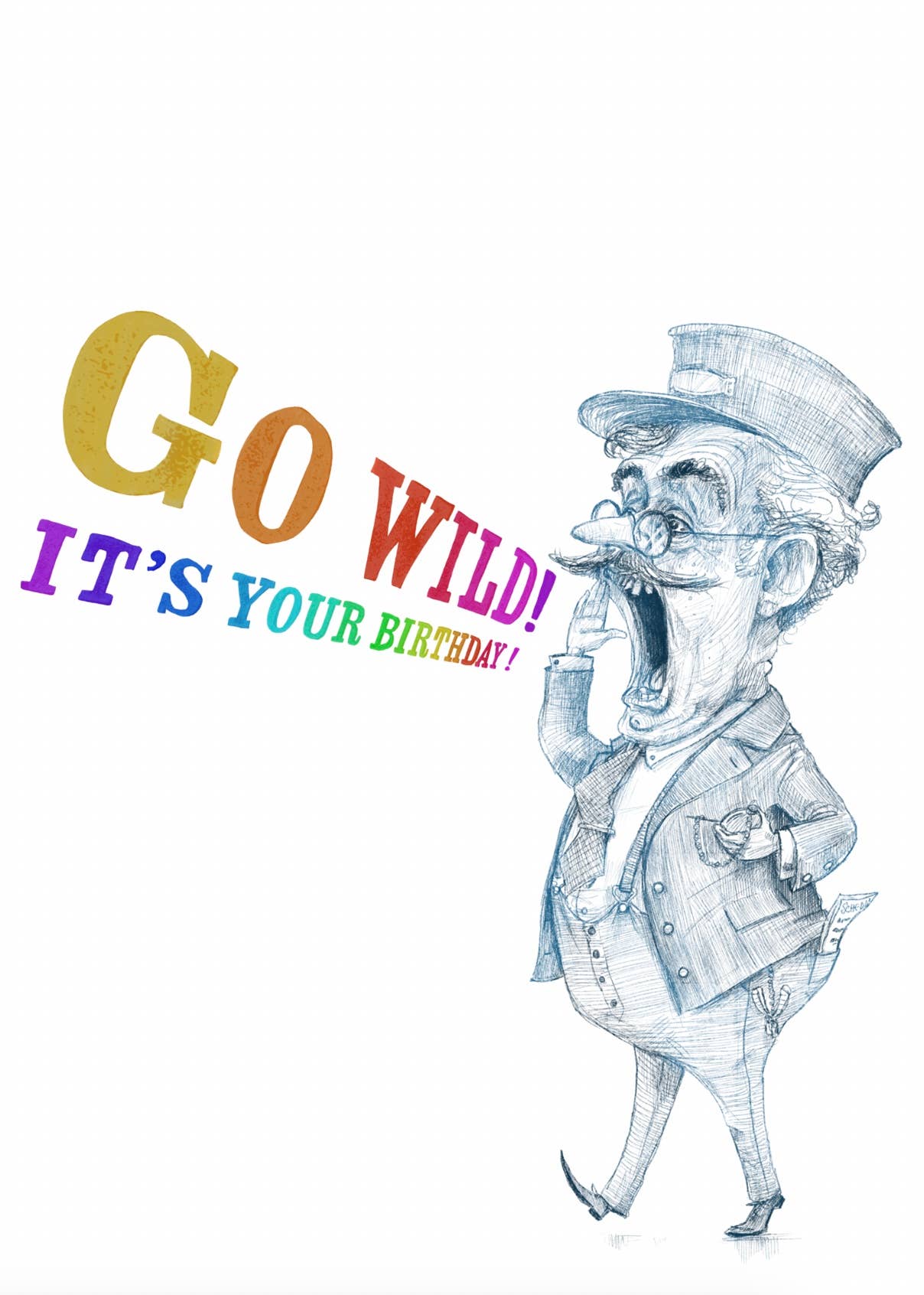 Go Wild! It's Your Birthday! | Greeting Card